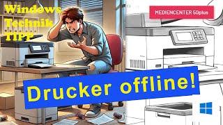 Hilfe, mein Drucker ist offline