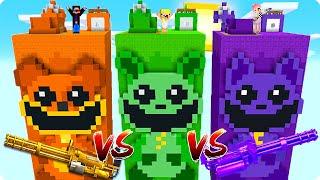 ЧАНКИ ДОГДЕЙ vs КЭТНЭП vs ХОППИ В МАЙНКРАФТ! ШЕДИ ЛЕСКА И НУБИК ПРОТИВ БИТВА ЧАНКОВ MINECRAFT
