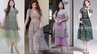 8 MODEL BAJU PESTA DRESS BROKAT CANTIK YG DISUKAI