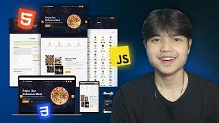 สุดยอดโปรเจค HTML CSS JS จากน้องดิว อยากเก่งฝึกแบบนี้ 