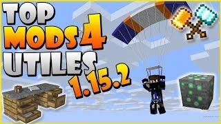 TOP 4 MOD ÚTILES para MINECRAFT 1.15 - 1.15.2 | PARACAÍDAS, MARTILLOS OP'S y MÁS | REVIEW español