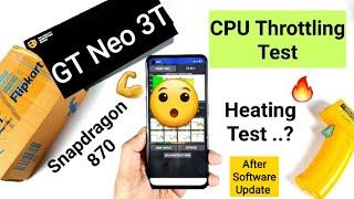 Realme GT Neo 3T CPU Throttling Test After Software Update #realmegtneo3t