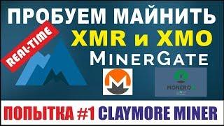 Как майнить XMR и XMO на Minergate  - пошаговая инструкция по настройке Claymore CPU и GPU MIner