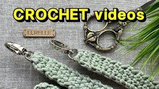 Crochet КАК  за 5 МИНУТ связать РЕМЕШОК для сумки