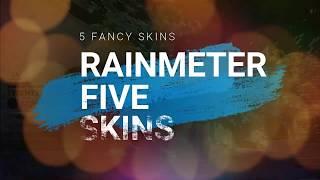 TOP 5 SKIN RAINMETER 2019 | FANCY SKINS