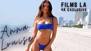 Bikini Model Anna Louise on the Beach, NEW Exclusive Video