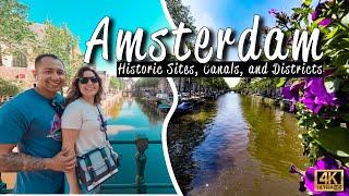 AMSTERDAM Historic Sites, CanalsDistrictsWalking Tour | NCL Prima Cruise | Our Journey To ICELAND