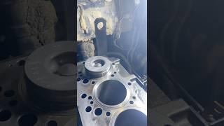 How to Install Piston into Cylinder #engine #piston #mechanical #workshop #repair #trending #short