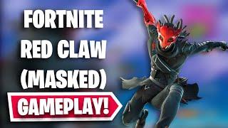 RED CLAW (MASKED) Gameplay in Fortnite | October 2022 Crew Pack