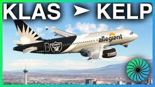 MSFS LIVE | *UPDATED* FENIX A319 | City Update VIII | Las Vegas (LAS)  El Paso (ELP) | #msfs2020