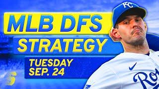 MLB DFS Today: DraftKings & FanDuel MLB DFS Strategy (Tuesday 9/24/24)