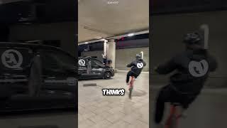 This Boy's Bike Wheel Fell Off 