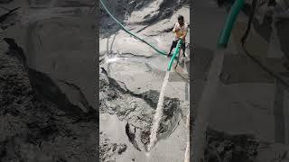 Sand unload from small ship #shahin360 #construction #sandcarrier #waterpump