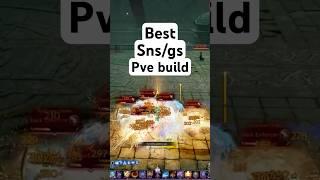 Best Sns/gs pve build #gaming #games #pvp #gamer #mmorpg #throneandliberty #shortfilm #shortmovie