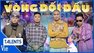 PLAYLIST VÒNG ĐỐI ĐẦU: 16 màn tranh tài ĐỈNH CỦA ĐỈNH mang màu sắc riêng 4 đội tại Rap Việt Mùa 3