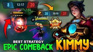 PERFECT EPIC COMEBACK!! Kimmy Best Build Top Global 2020 - Mobile Legends