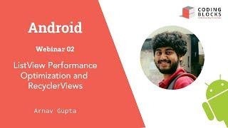 [Android Online] Webinar 02: ListView Performance and RecyclerView