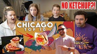 New Zealand Family React to the Top 10 Foods in CHICAGO you must try before you die! (#2 IS WOW!!)