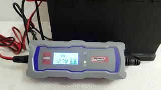 ULTIMATE SPEED Car Battery Charger ULGD 3.8 A1 Test on 12v Battery