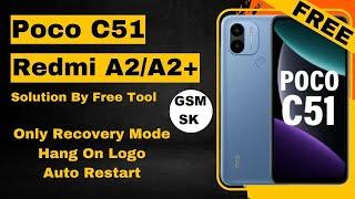 Redmi A2+ After Reset Recovery Mode Stuck No Command Error Fix By GsmSKMaster