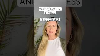 The dizzy-anxious-dizzy cycle. #vertigo #dizziness #vestibular #anxiety #stress
