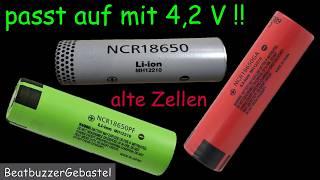 Danger when charging old NCR cells - dismantle notebook and e-bike batteries