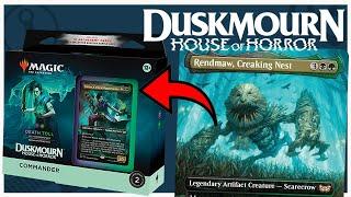 Death Toll Duskmourn Commander Deck Precon 10-Card Upgrade Guide   Rendmaw, Creaking Nest #edh