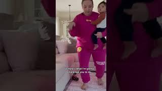 how to work on standing balance with your baby!
