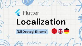 Flutter Çoklu Dil Desteği (Provider + Localization)