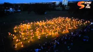 Sydney on Fire - 172 Fire Twirlers Break a World Record for Charity