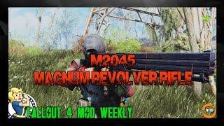 FALLOUT 4 ARMI - WEAPONS MOD: M2045 Magnum Revolver Rifle