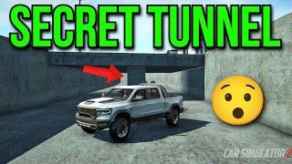 Secret Tunnel in New Map in Car Simulator 2