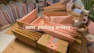 packing orders asmr ️ real time, no music