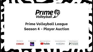 Prime Volleyball League - Season IV Player Auction