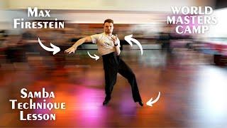 Max Firestein  - Samba Dance Lesson | World Masters Innsbruck Camp