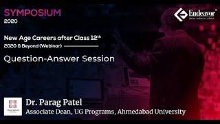 Ahmedabad University - Q&A Session | Symposium 2020 | Endeavor Careers