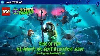 LEGO DC Super-Villains - DLC 1: Aquaman Movie Part 1 "All Minikits and Graffiti Locations Guide"