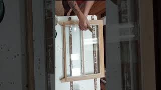 Putty glazing a timber window Sash #shorts