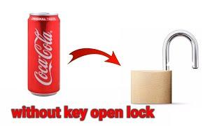 Open lock without key | Tala kholne ka tarika | lock open trick.