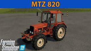 MTZ 820 for Farming Simulator 22