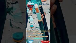 Installation of "Yellow Mastic & Stress Cone" in NKT 13.8 KV Elbow Termination. 🫡#viralvideo