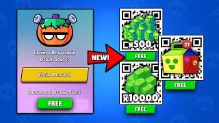 Free Krusty Kash, Kenji, & Gems QR Code! New Brawl Stars QR Codes 2024 - Free Gifts 