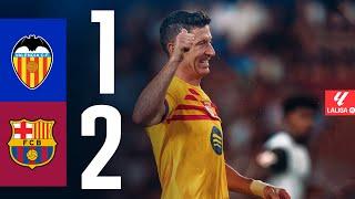 VALENCIA CF 1 vs 2 FC BARCELONA | LALIGA 2024/25 MD01