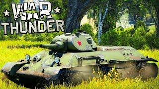 T-34 ► МОЯ ПЕРВАЯ ЛЮБОВЬ В WAR THUNDER! СОВЕТСКИЙ ТАНК ЛЕГЕНДА ВОВ В ВАР ТАНДЕР! ОБЗОР ТАНКОВ!