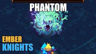 PHANTOM BOSS EMBER KNIGHTS -Full Boss Fight (OP STAFF BUILD)(LIGHTNING) #emberknights