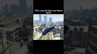 Never letting bro drive again #shorts #gta5 #gtastunts