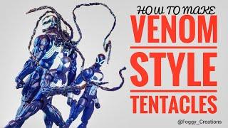 TENTACLES! Hot glue and wire upgrade your action figures. how to diy tutorial.