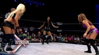 Xplosion Match:  Madison Rayne vs. Angelina Love vs. Gail Kim