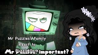 Gacha Life 2 Mr Puzzles Family react to Puzzle Park/Mr Puzzles childhood Memory