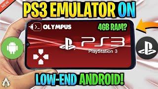  TESTING OLYMPUS PS3 EMULATOR FOR ANDROID ON *LOW-END* DEVICES | PS3 GAMES ON ANDROID?